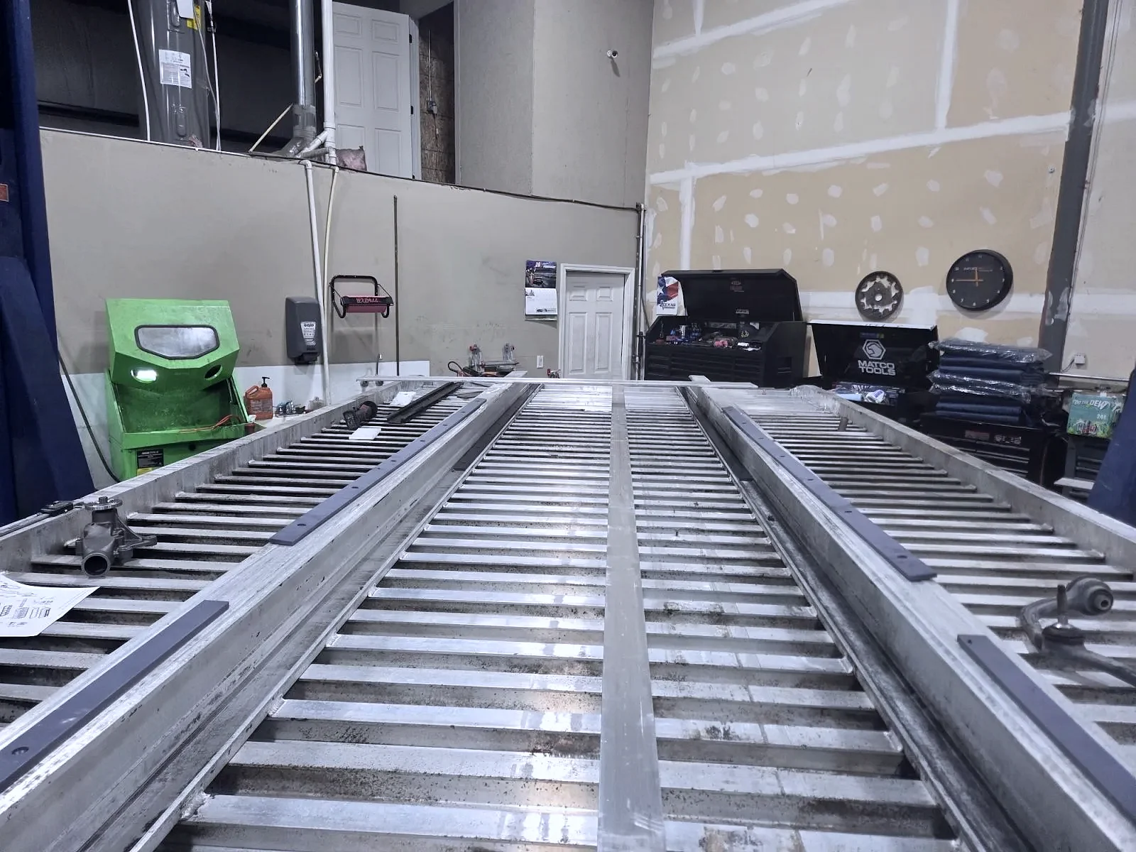 Custom aluminum fabrication in the shop in Jerome, Idaho